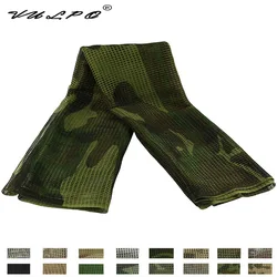 VULPO Tactical Camouflage Mesh Breathbale Scarf Sniper Face Veil Scarves Airsoft/Hunting/Hiking/Cycling Scarf