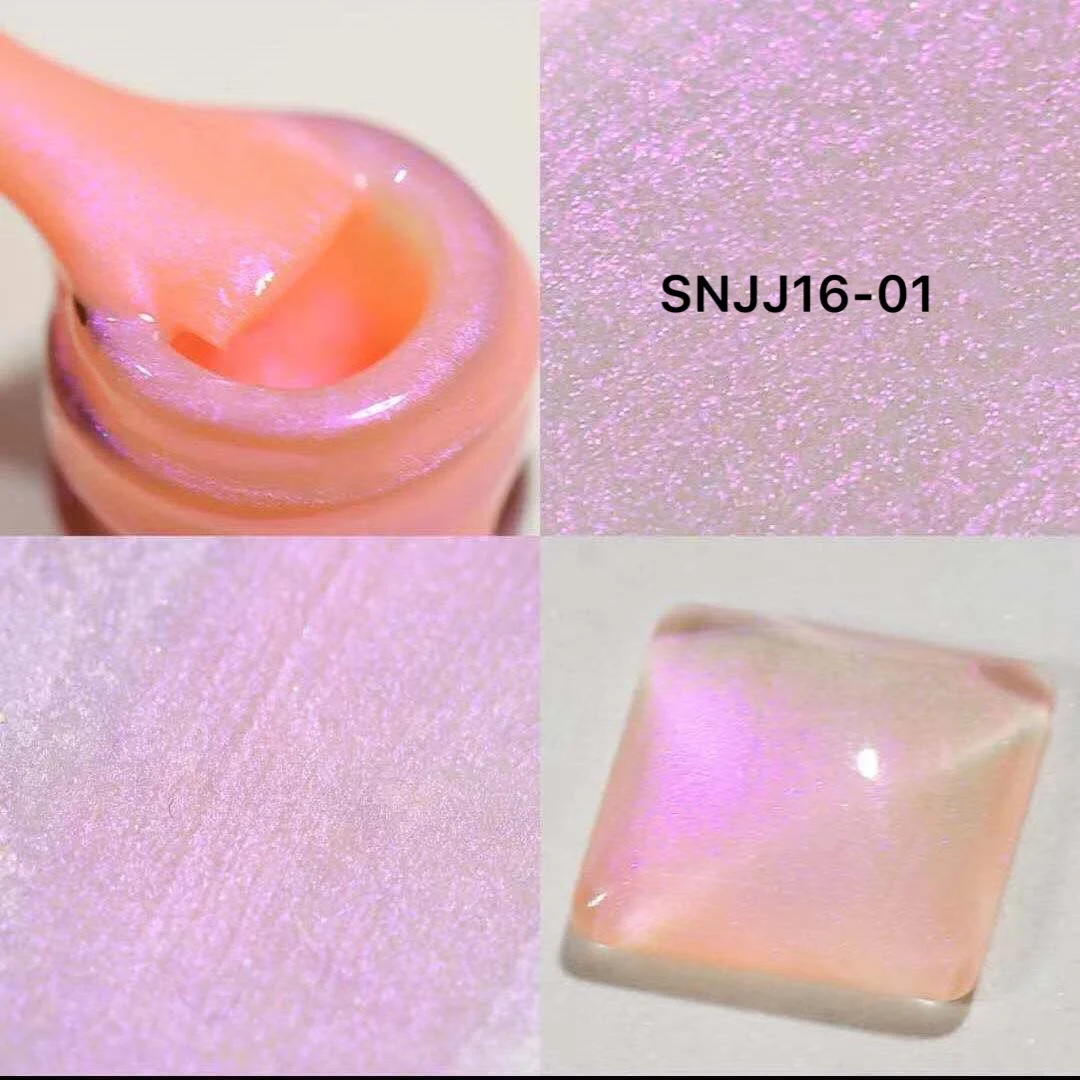 1Pc/15Ml Magnetische Gel Nagellak Auroras Snowlight Shining Magneet Nail Gel Langdurige Uv Gel Soak off Base Top Coat SNJJ16