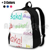 Baka! Multiple Outdoor Hiking Backpack Riding Climbing Sports Bag Japan Anime Manga Baka Stupid Idiot Dere Yan Tsun Tsundere