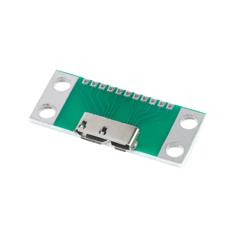 5Pcs/1pc Micro-B USB 3.0 Type-B Adapter Test Board Plate USB3.0 11pin DIP Female Socket Connector Mobile Hard Disk Interface
