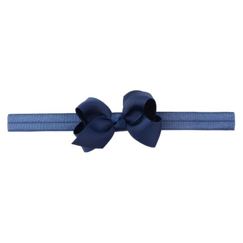 8cm Baby Headband Bowknot Elastic Hair band party hair Bow flower  Newborn headwear baby children Hair Accessories