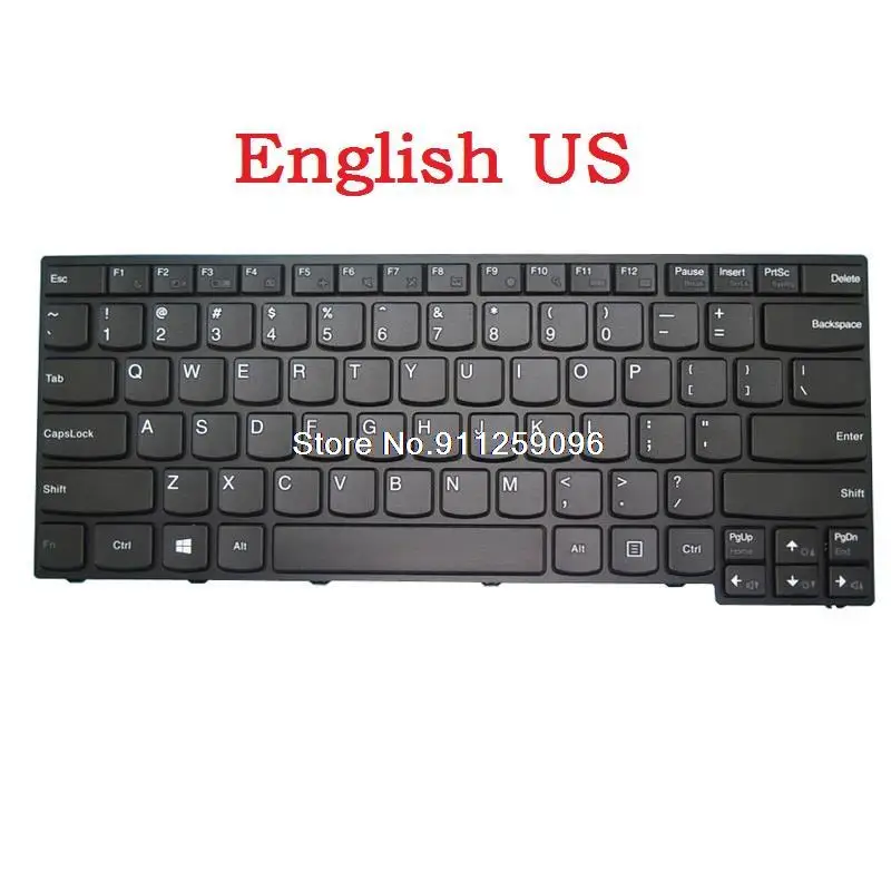 Keyboard For Lenovo E40-30 E40-70 E40-80 E41-70 E41-80 English US France FR Czech CZ Arabia AR 25215343 25215313