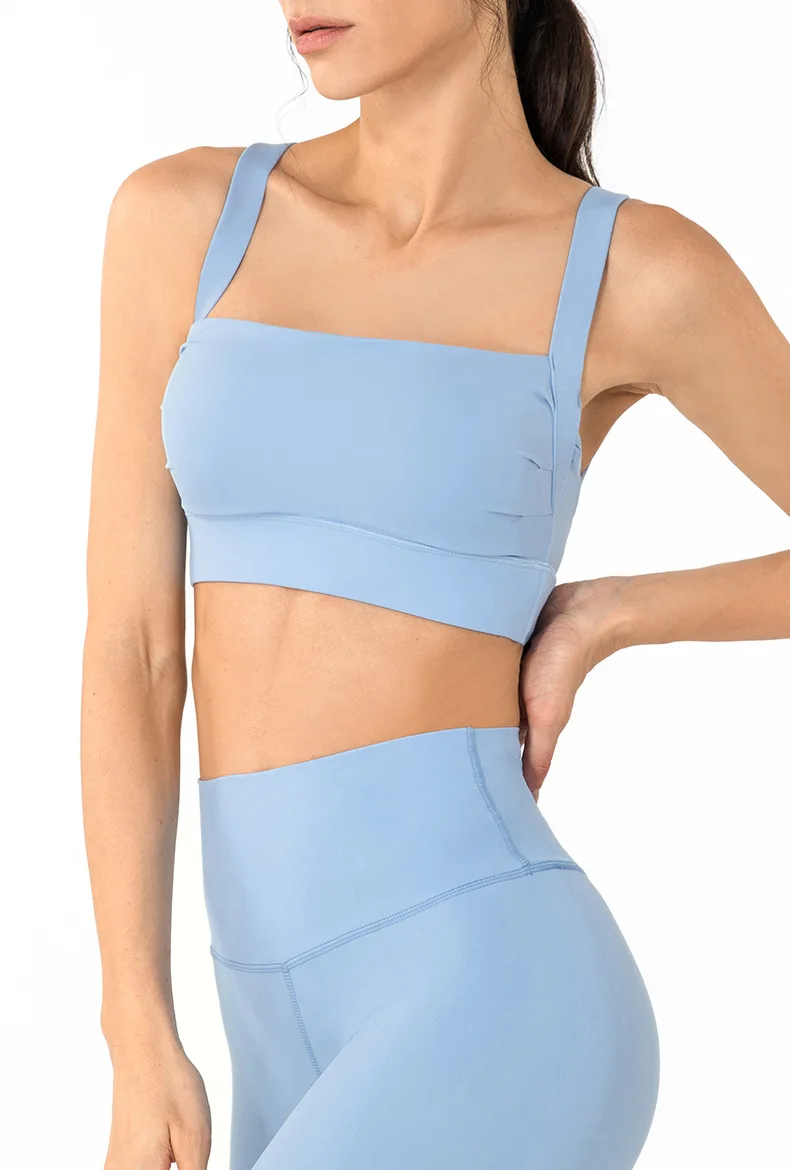 Sujetadores de Yoga de entrenamiento para mujer, ropa interior de soporte de alto impacto, Push-Up, Top corto de gimnasio, Bralette para correr,