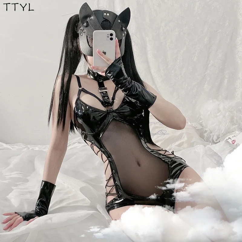 

Sexy Lingerie Bodysuit Women Pornos Suit Bunny Cat Girl Uniform Temptation Queen Emotional Sex Transparent Pajamas Exotic Costum