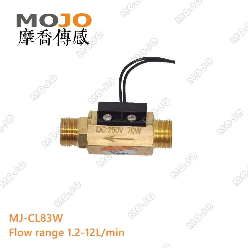 2020 MJ-CL83W G3/8' Magnetic type Copper Brass water flow switch 5pcs/lots