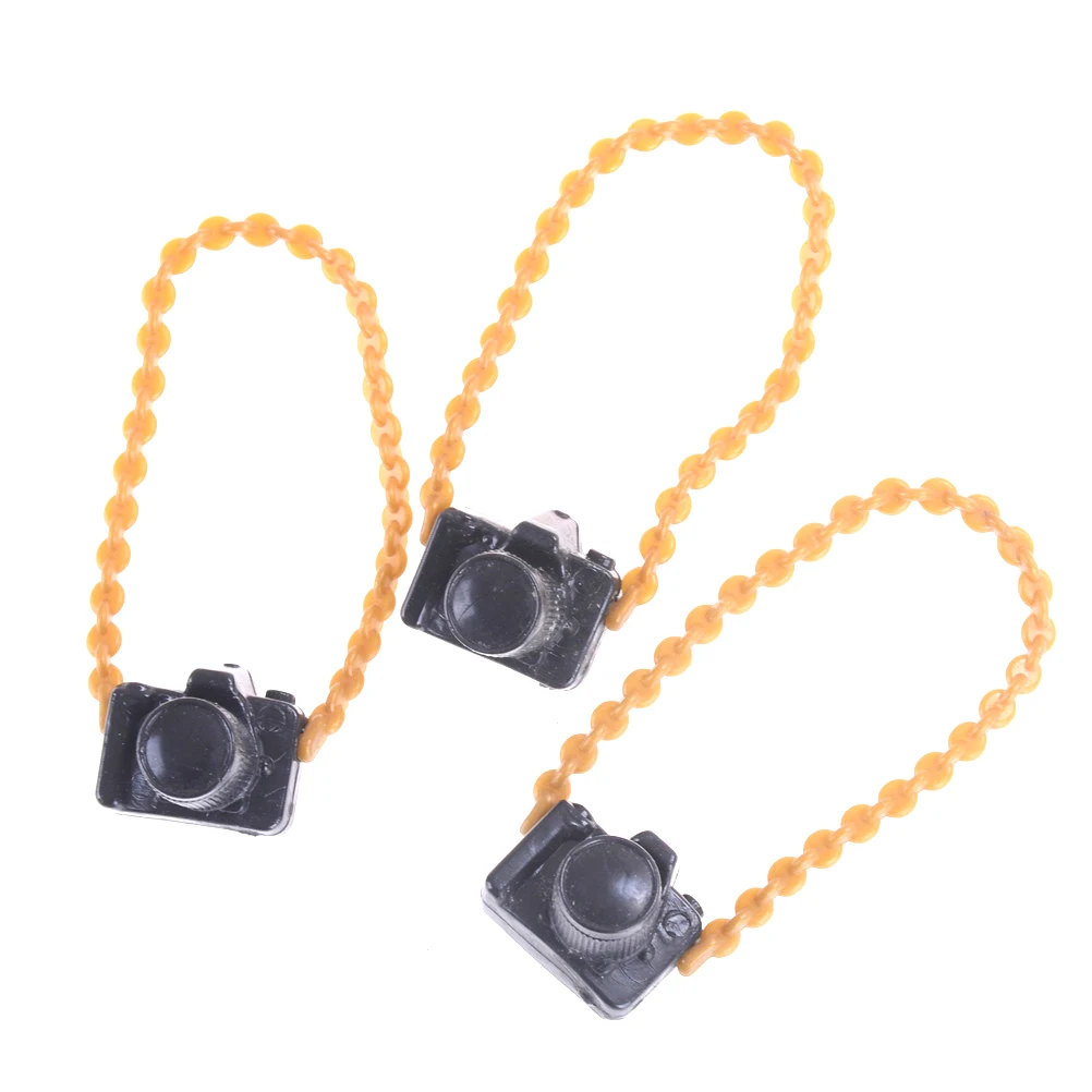 Accesorios para muñecas de moda, cámara de plástico para muñecas, DIY, juguetes BJD, Color aleatorio, 1 unidad