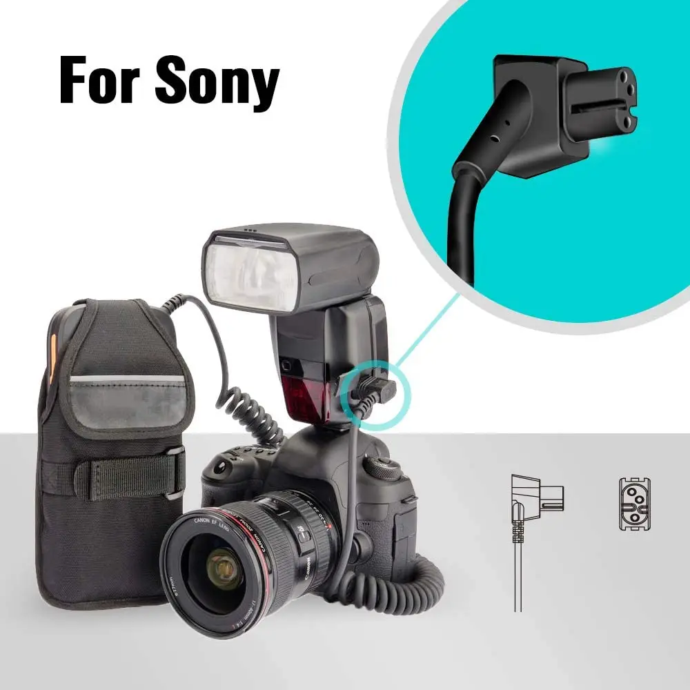 AODELAN External Flash Battery Pack Battery Power Bank for Sony HVL-F60RM2, F60RM, F60M, F56AM, F58AM; As Sony FA-EB1AM &FA-EB1