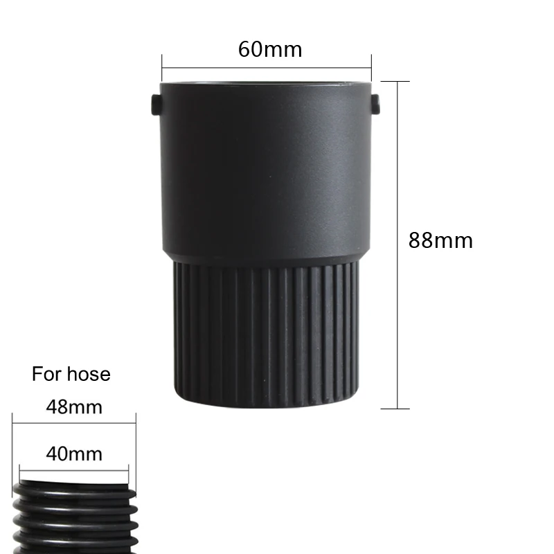 Jie-Nuo 502/309 secchio aspirapolvere Host connettore del tubo flessibile/tubo di collegamento/adattatore, per tubo filettato 40mm/48mm, parti