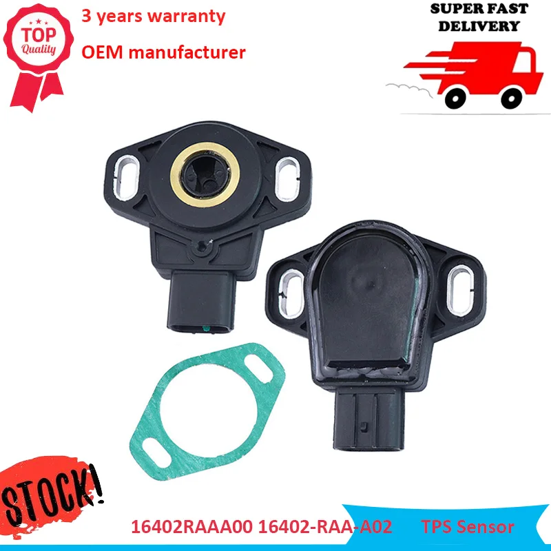 16402-RAA-A00  16402-RAA-A02  16402-REJ-W01 TPS Throttle Position Sensor For Honda Element Accord Element 2.4L 3.0L 16402RACA01