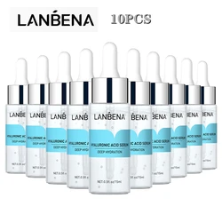 Lanbena soro ácido hialurônico caracol essência creme para o rosto hidratante tratamento acne reparação clareamento anti-aming winkles10pcs