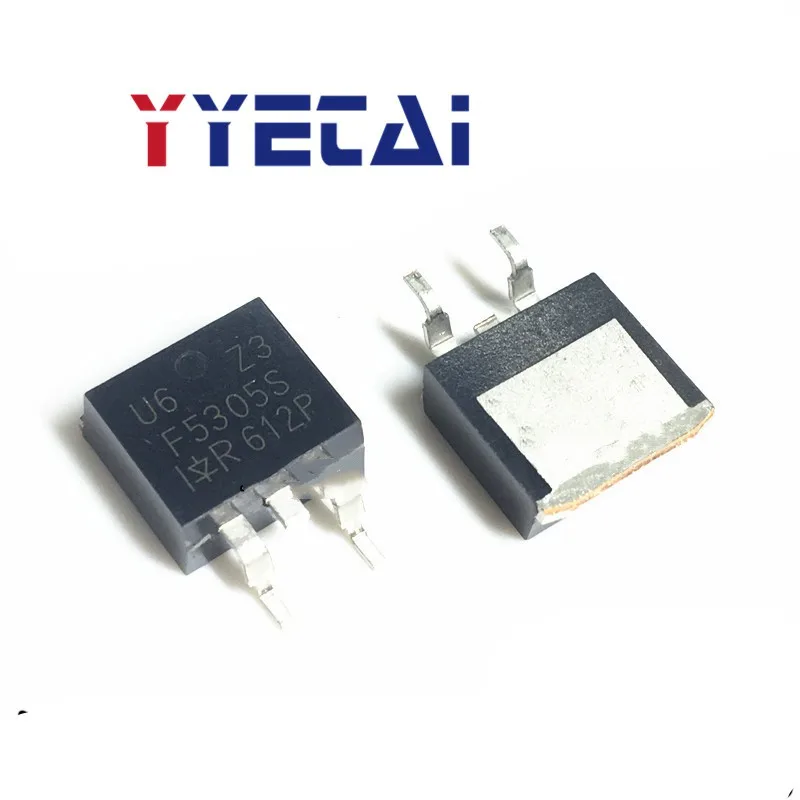 TAI 10PCS F5305S Patch TO-263 IRF5305S 55V/31A Power MOSFET Field Effect Transistor P-Channel