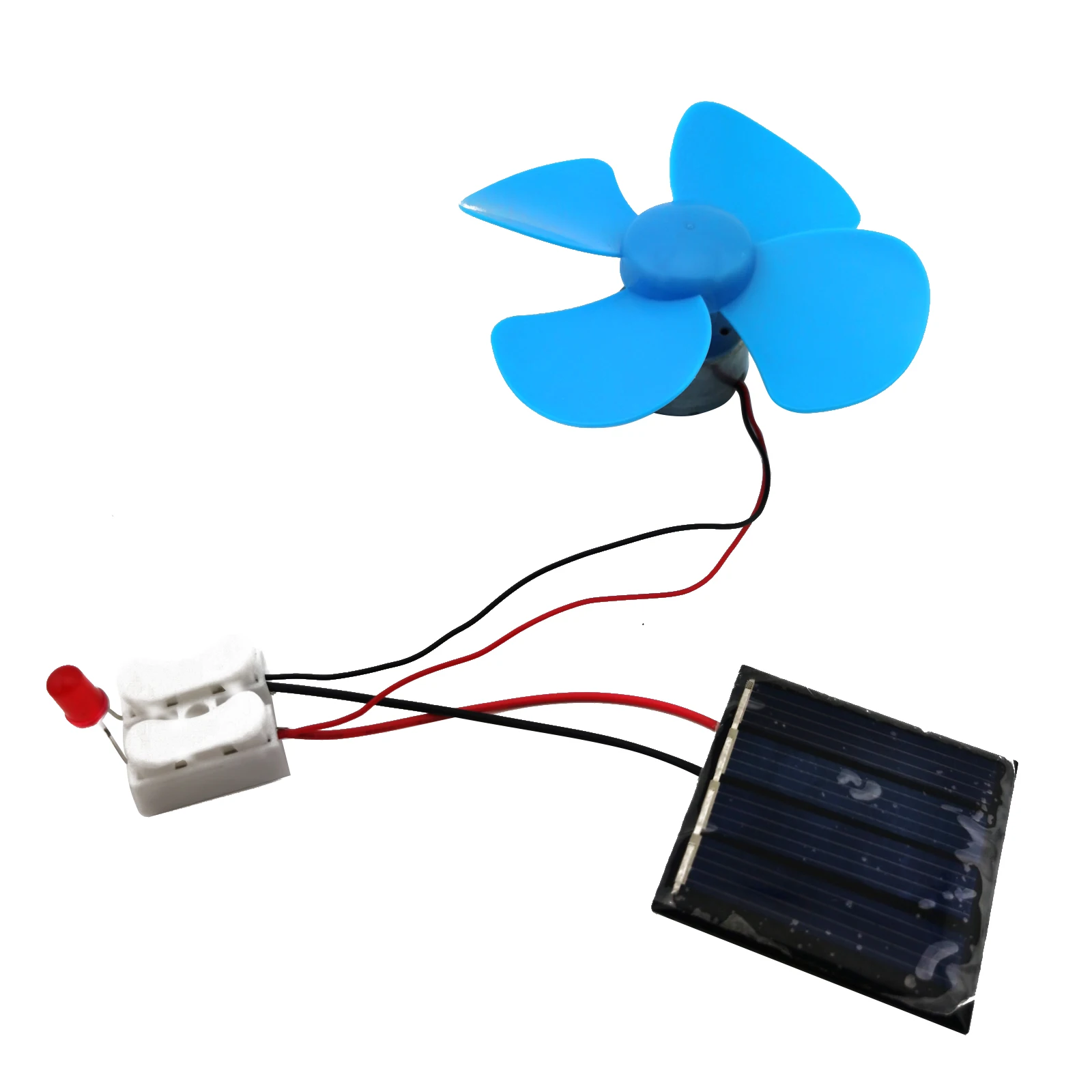 Solar Panel Test Study Research Kit Wind Power Generator DC Motor DIY Fan Science Education Model Experiment Accessories Package