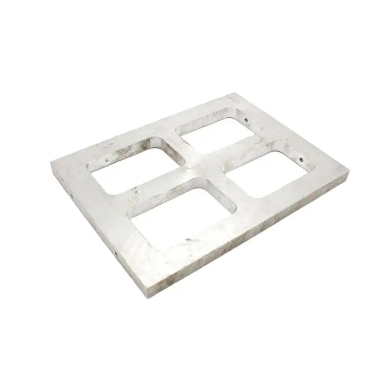 Aluminum Mould Frame for Jewelry Casting Four Grid 12mm Thickness Vulcanizing Mold Rubber Die