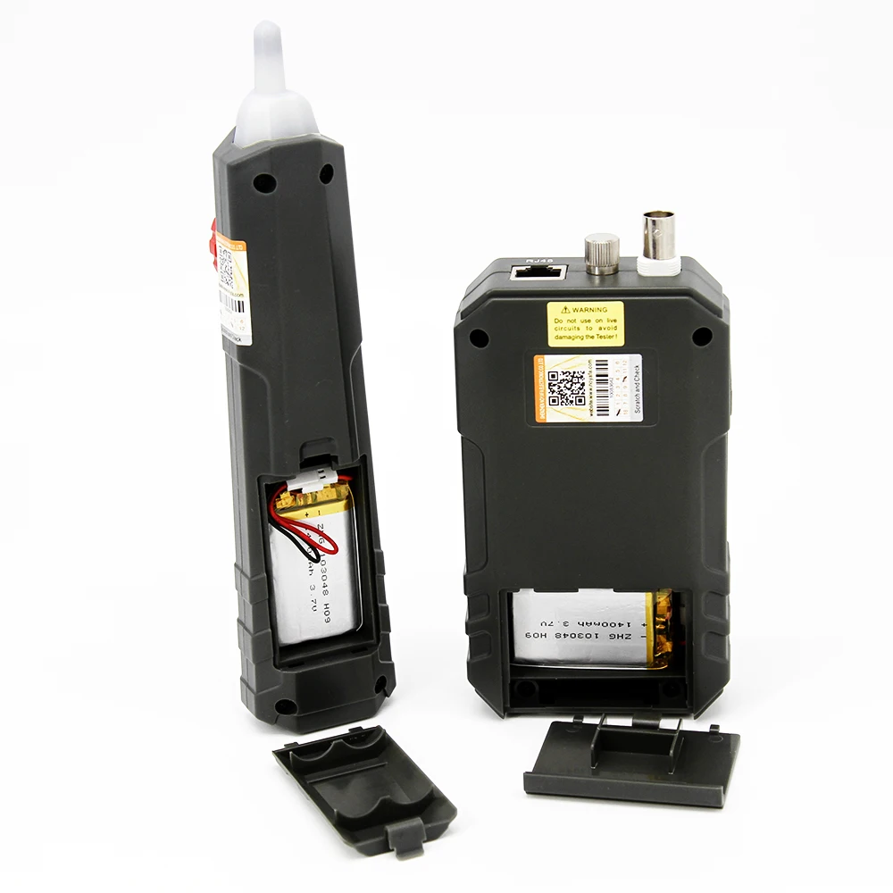 Imagem -05 - Noyafa Nf858c Testador de Cabo Portátil Fio Rastreador Rj11 Rj45 Bnc Linha Localizador para Medida Comprimento Cabo Localizador Testes Rede