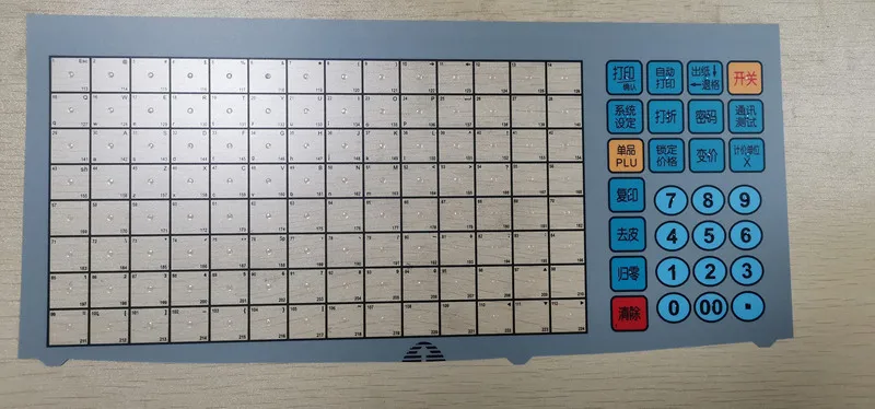 Aclas LS2 LS3 Keyboard Film in Chinese Language for Aclas LS2 abel Printing Scale