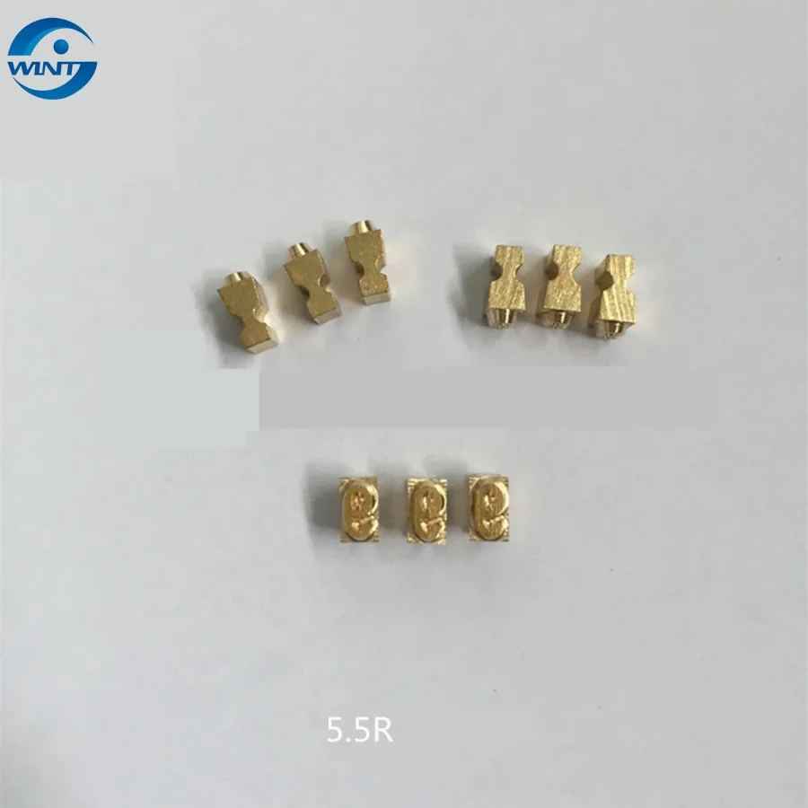 

3.5*5.5*6.8mm hot stamping letters printing alphabet font for expiration coding machine date code numbers, silicon pin