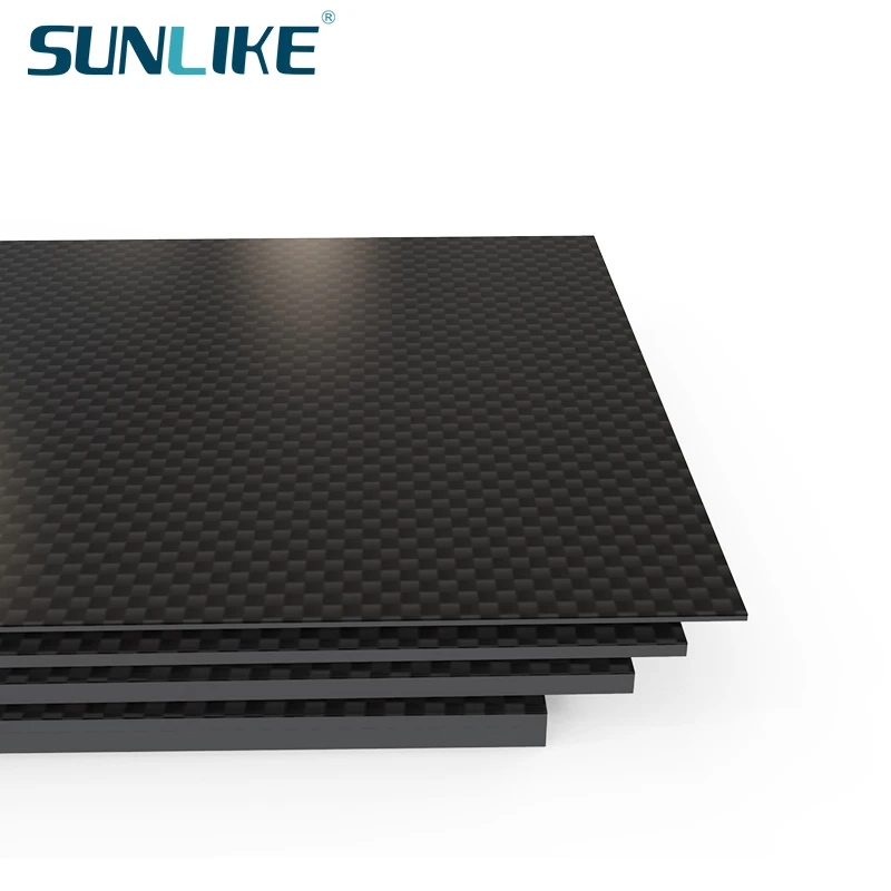 200mm X 300MM Matte Surface 3K Carbon Fiber Sheet  Plate Panel 0.5mm 1mm 1.5mm 2mm 3mm 4mm 5mm High Composite Hardness RC  Model