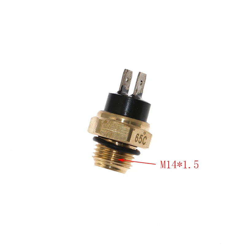 Water Cooled Temperature Sensor Engine Parts for ATV Quad Motor Parts, Radiator Thermal Fan Switch, M14, M16, 65, 75, 80,85 ℃