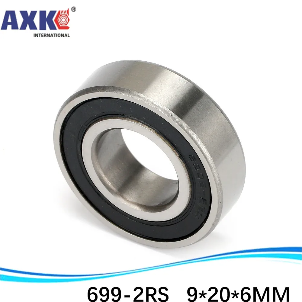 (1pcs) The Rubber sealing cover  Thin wall deep groove ball bearings 699-2RS 9*20*6 mm