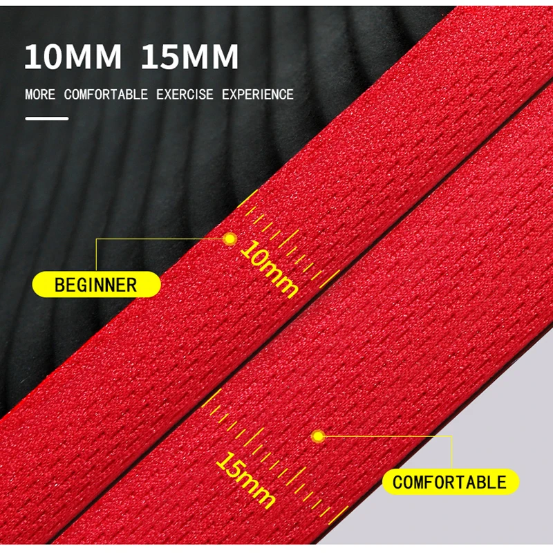 10/15MM Hemming Sport Thick Natural Rubber NRB Non-Slip Yoga Mat Fitness Sports Gym/Home Pilates Tasteless Mul-Color Pads Gift