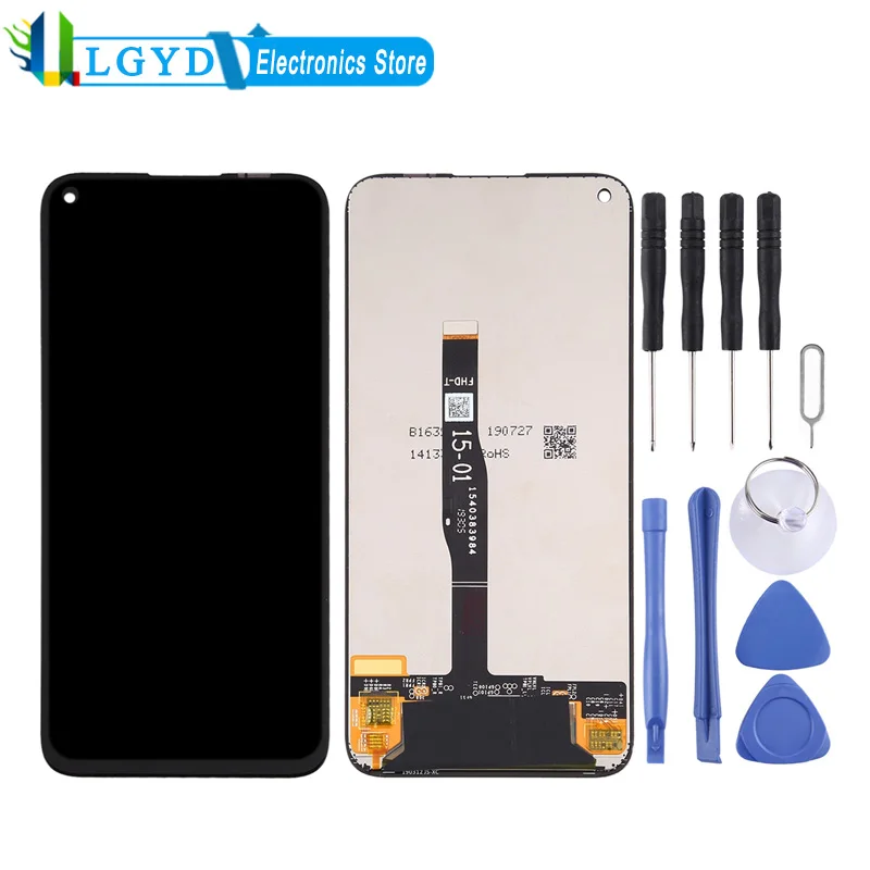 

LCD Screen and Digitizer Full Assembly for Huawei P40 Lite/JNY-L21A/JNY-L01A/JNY-L21B/JNY-L22A/JNY-L02A Touchscreen Repairing