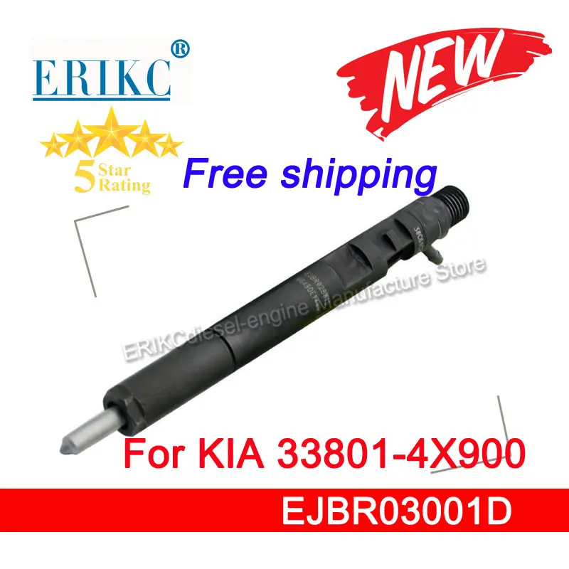 For KIA Injector Nozzle Assy EJBR03001D 33801-4X900 Common Rail Injection New EJB R03001D for Bongo Pregio Frontier Pick-up