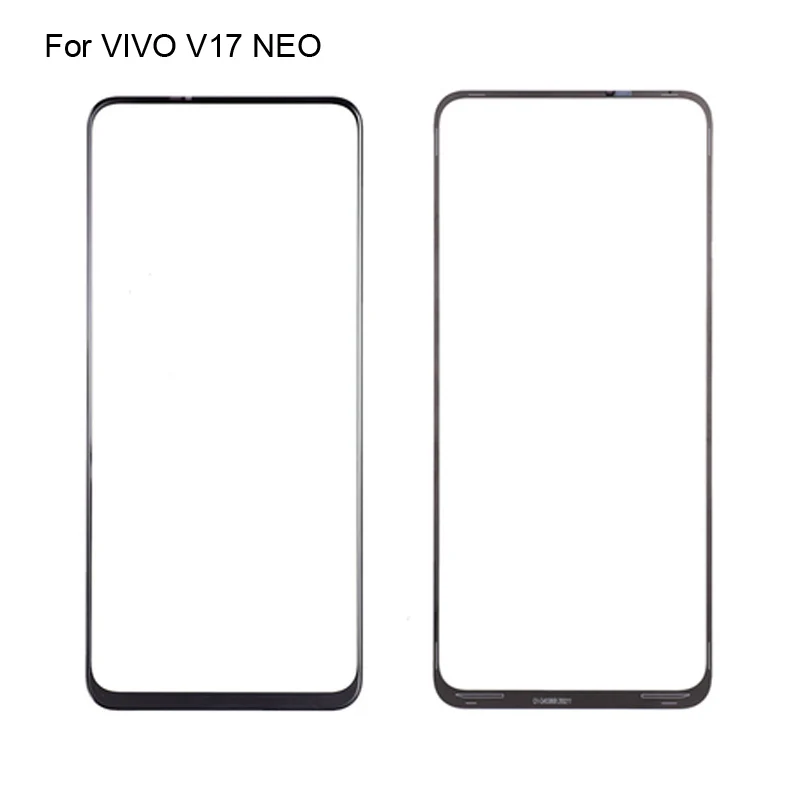 

ДЛЯ VIVO V17 NEO переднее ЖК-стекло объектив сенсорный экран для VIVO V 17 NEO Сенсорная панель внешнее стекло экрана без гибкости