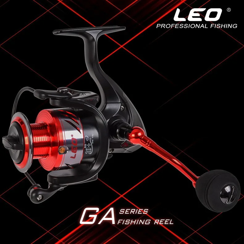 Genuine Leo 10+1BB High-end Metal fishing reel Long trolling Spinning Wheel Rocker Aluminum alloy coil Saltwater Molinete Trolls