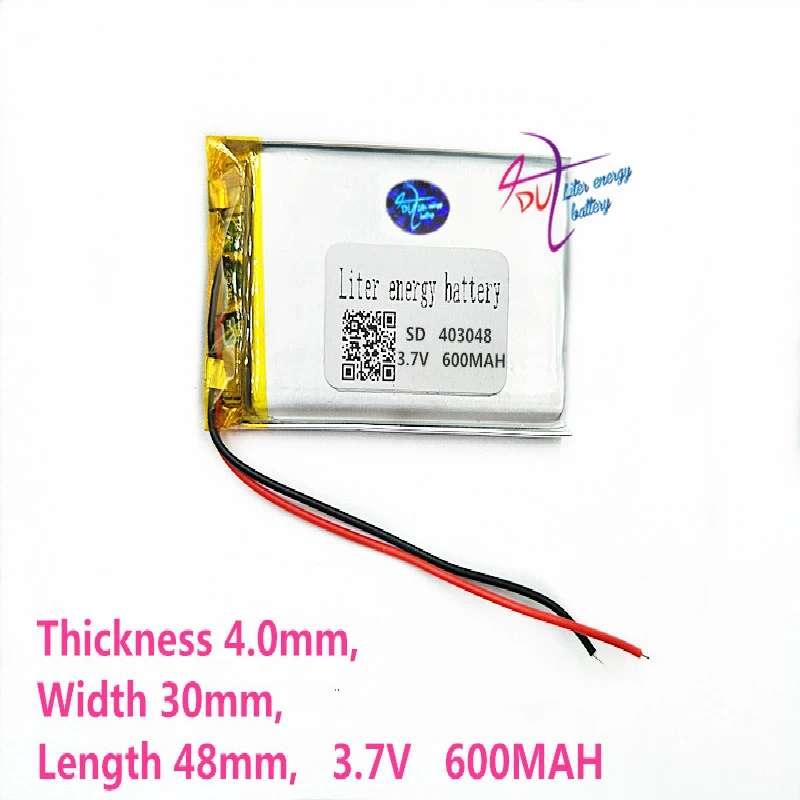 Bateria de Polímero de Lítio 403048 3,7V 600mAh com Placa de Proteção: Avaliação Técnica e Uso Prático