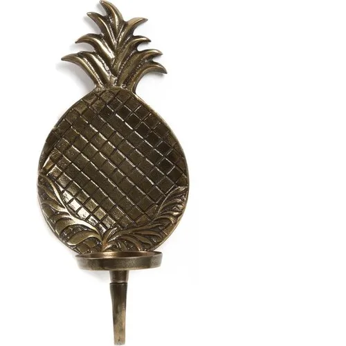 Lucky Art Bronze Pineapple Wall Candle Holder