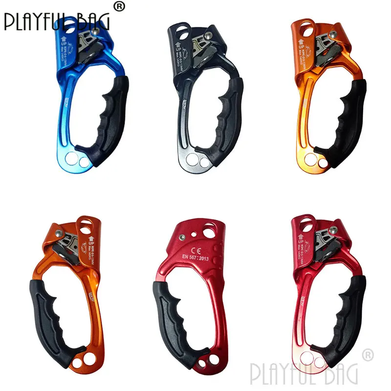 

Playful bag Outdoor manual ascender Rock climbing Hand riser Left-handed right-handed climber for 8-12mm rope ZL136