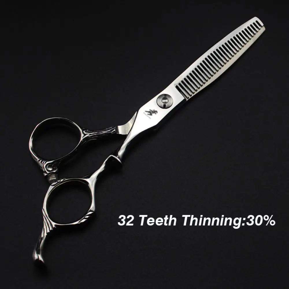 Freelander Barber Hair Scissors 6 inch Professional Hairdressing Scissors With Japan Sink Screw Hair Cutting Thinning Scissors