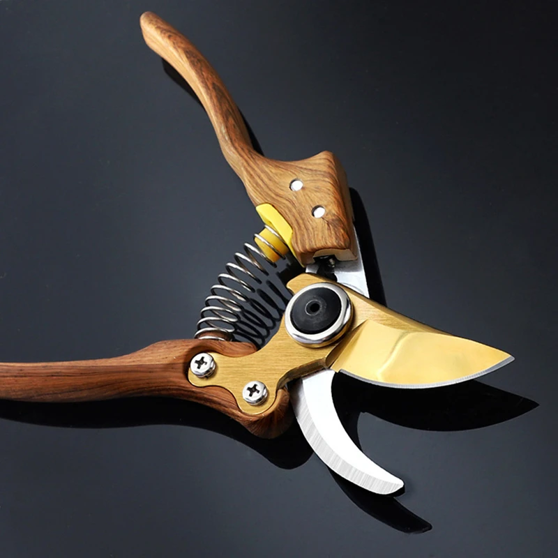 Lameziask5スチールプロフェッショナルガーデンはさみ省力剪定ばさみ多機能木の枝ばさみ