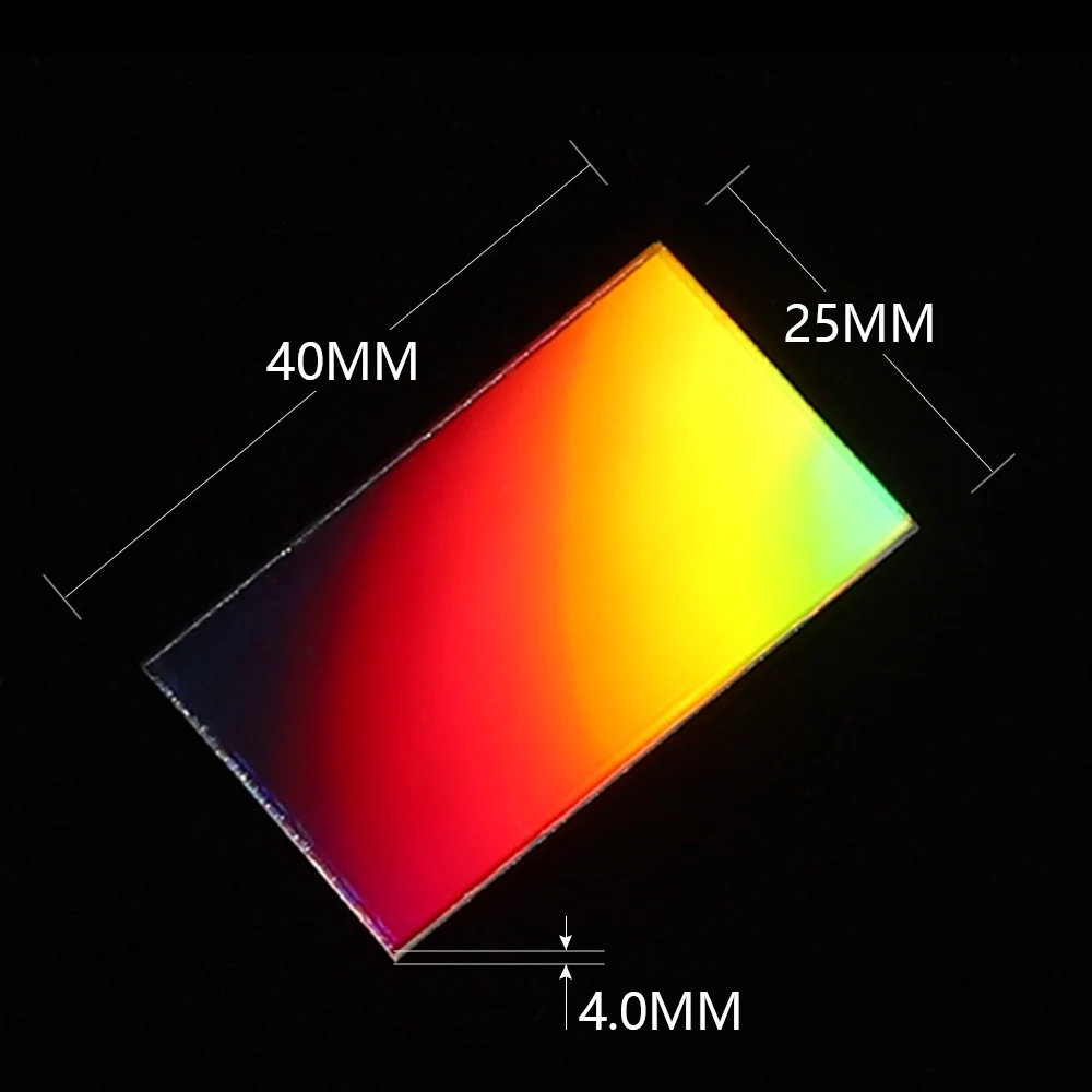 Double Axis Diffraction Grating sheet holographic 1000-2400 lines optical instrument Crosshair orthogonal measure interference