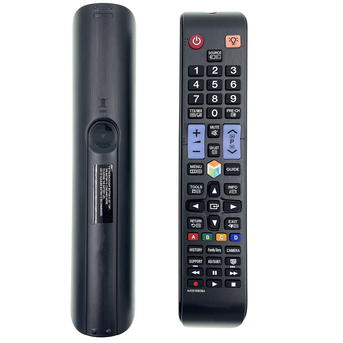 รีโมทคอนโทรลใหม่ AA59-00638A TM1250B สำหรับ Samsung 3D สมาร์ททีวี Backlit แป้นพิมพ์ Пульт 3D