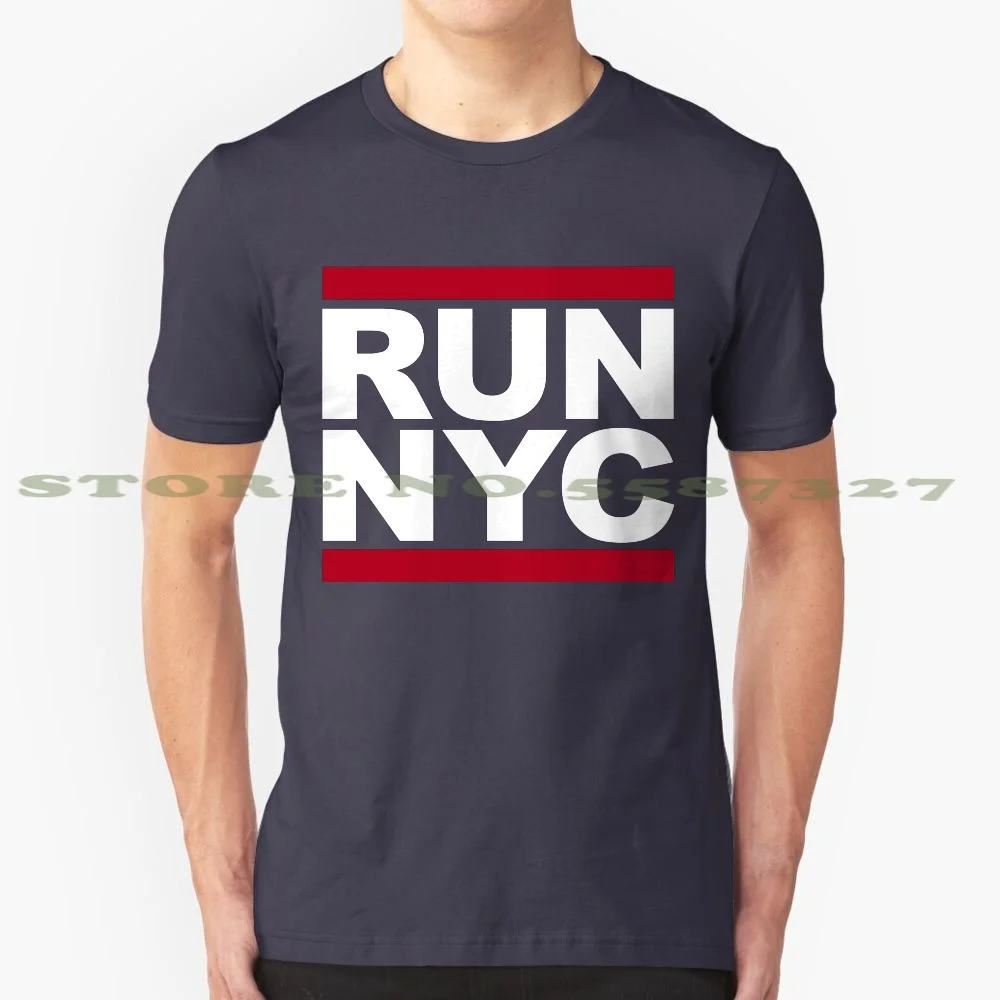 Run Nyc 100% Cotton T-Shirt 26 2 13 1 Half Marathon Hip Hop Rap 718 Bed Stuy Bedford Stuyvesant Bensonhurst Born In Brooklyn