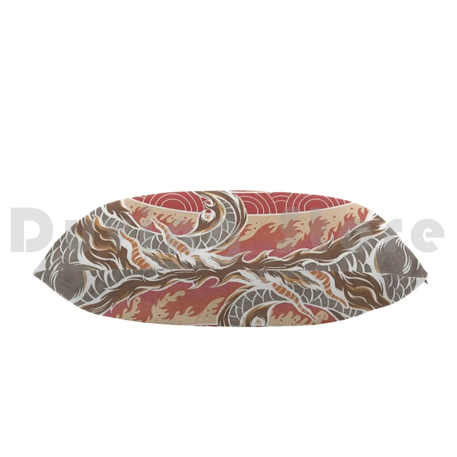 كيس وسادة بدون عنوان مطبوع 50x75 الآسيوية دريك الأحمر أسطورة الثعابين الأسطورية الحيوان التنين الطوطم دراغون هدية