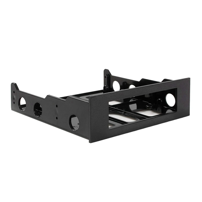 3.5 to 5.25 Hard Drive Drive Bay Front Bay Bracket Adapter,Mount 3.5 Inch Devices In 5.25In Bay