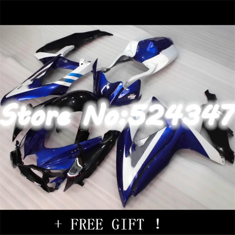 Hey-Fairing kit forGSXR600 08 10 Body Kits GSXR 600 08 09 Fairings GSX-R750 2008 - 2010 K8 Fairings