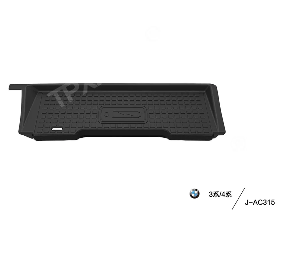 QI Car Wireless Charger For BMW 3 Series 4 Series 2016 2017 2018 2019 Infrared Wireless Charging Car Phone Holder For Iphone