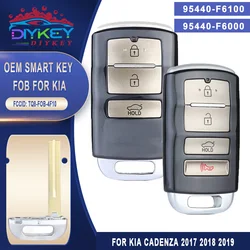 DIYKEY OEM inteligentny pilot zbliżeniowy P/N: 95440-F6000 95440-F6100 dla KIA Cadenza 2016 2017 2018 2019 433.92MHz ID47 klucz chipowy brelok