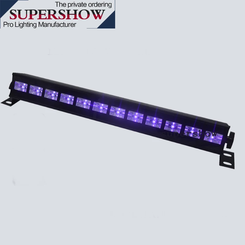 Christmas Wall Washer light 12x3w uv ligh Disco DJ LightStage Light Bar LED Blacklight