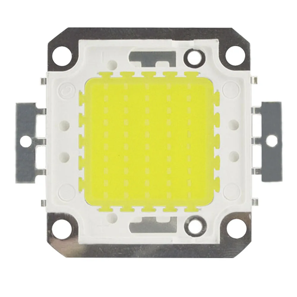 Chip LED COB de alta potencia, diodos SMD para bombillas de proyector, chip abatible para bricolaje, 30-34V, 50W