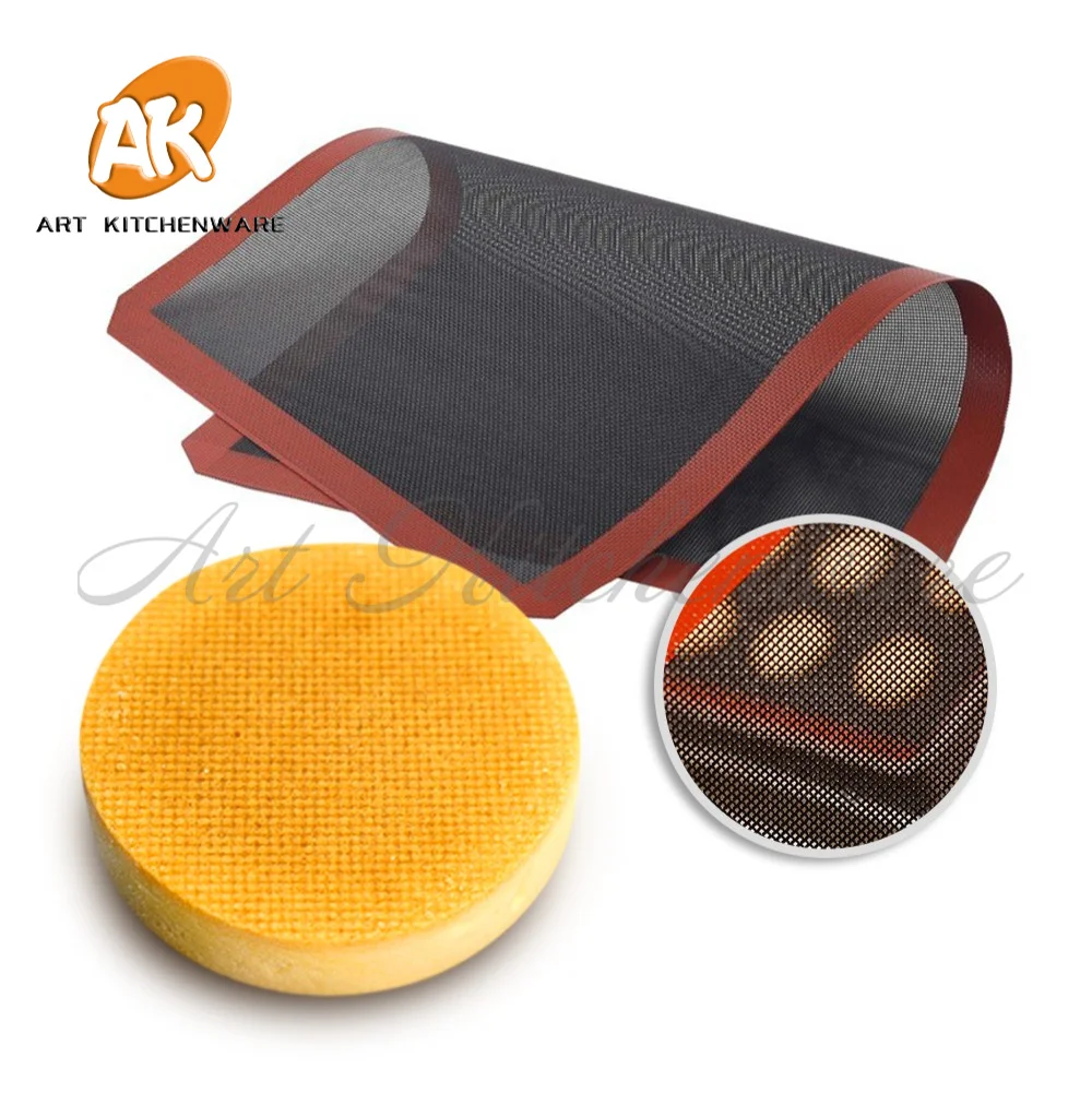 Heat Resistant Silicone Mat for Oven Baking Mat For Cookie /Bread/ /Biscuit/Puff/Eclair Perforated Silicone Nonstick Mat Tool