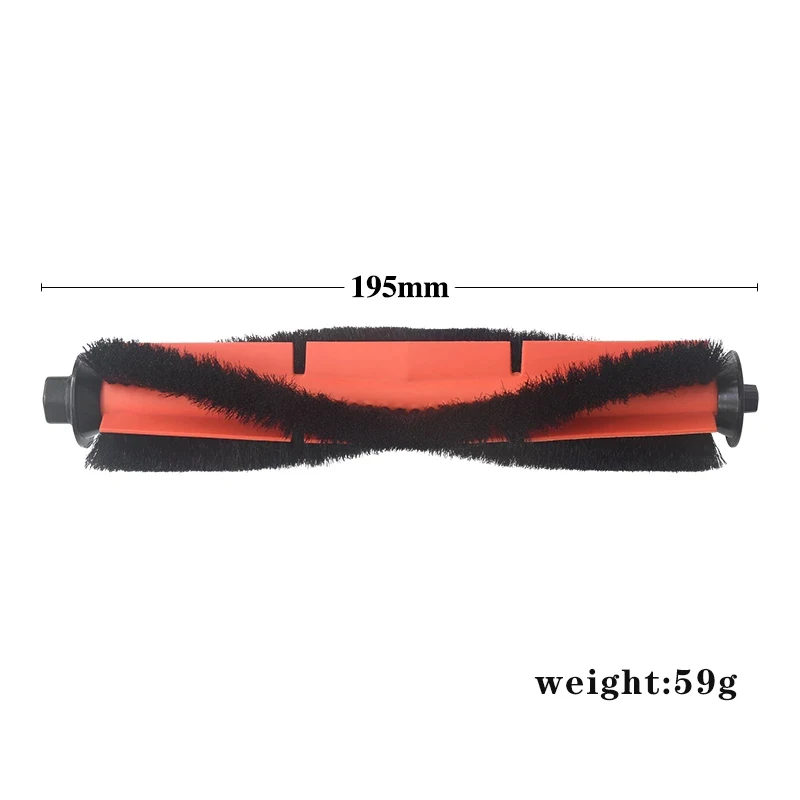 Piezas de cepillo lateral con filtro Hepa para Xiaomi Roidmi EVE Plus, accesorios para aspiradora robótica, cepillo principal, bolsa de polvo