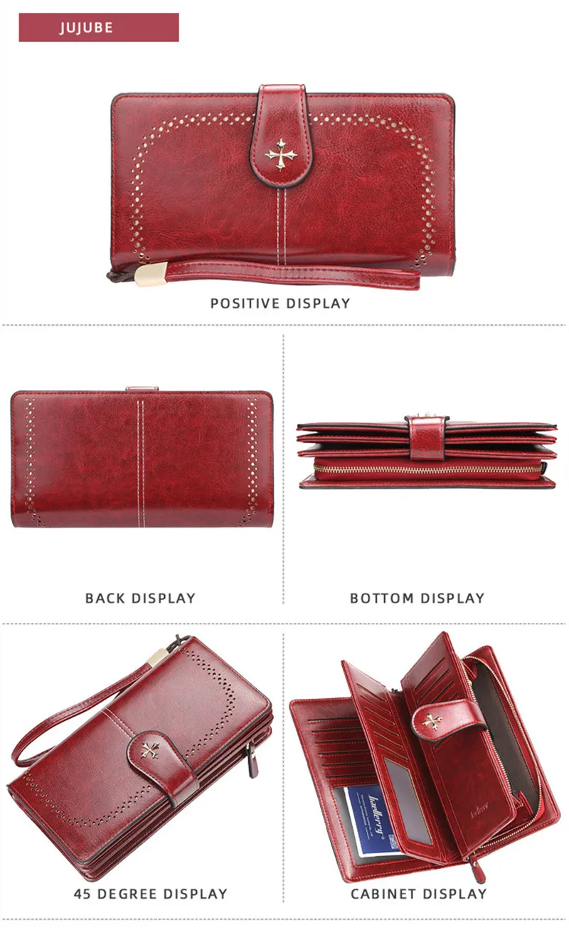 2024 New Wallet Fashion Leather Long Top Quality Classic Card Holder Female Wallet Zipper Brand Wallet For Women Wallet