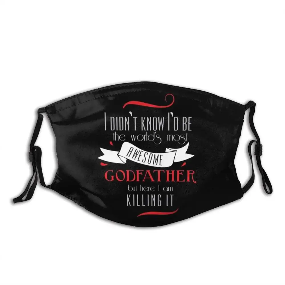 

Best Godfather Image God Father Godparent Print Washable Filter Anti Dust Mouth Mask God Father Godparent Godfather Uncle God