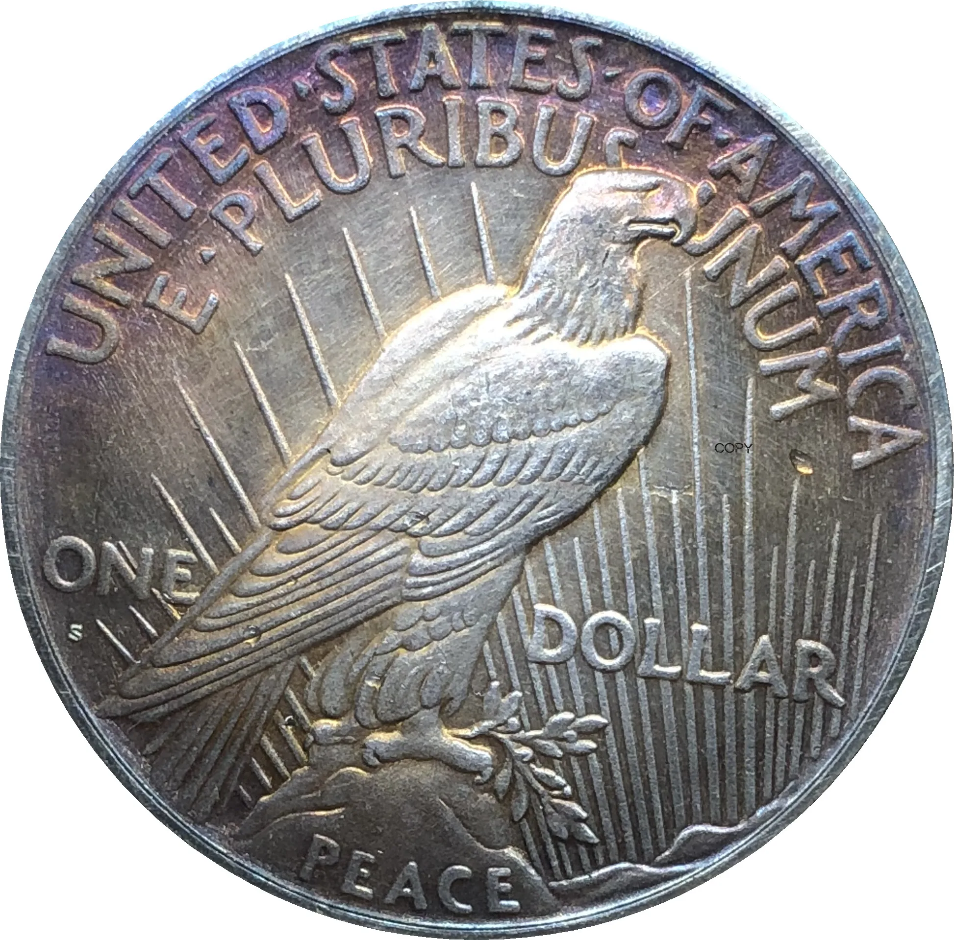 United States Of America US 1922 S  Liberty Coin In God We Trust  1 One Peace Dollar Cupronickel Silver Plated Copy Coins