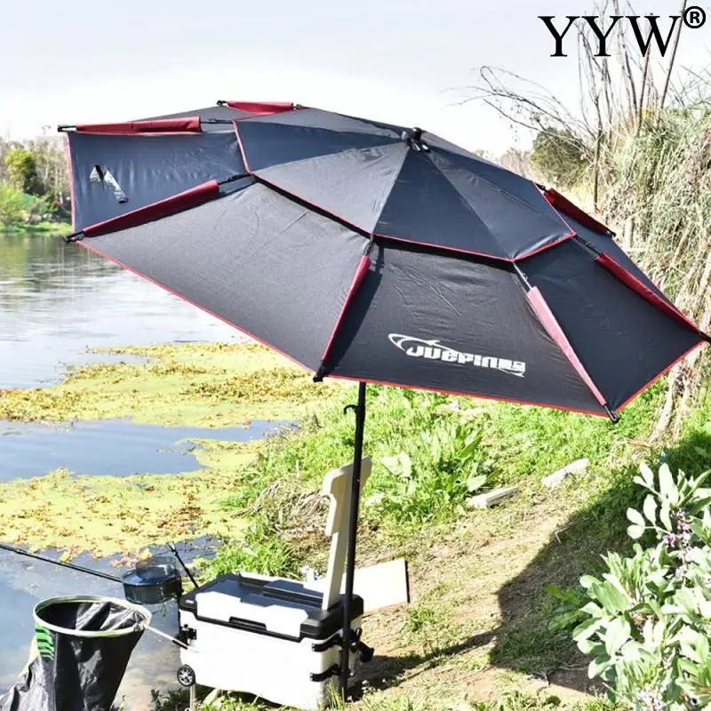 

2m-2.6m 360 Outdoor Beach Camping Fishing Umbrella Fold Sun Protection Anti UV Sunshade Umbrella Waterproof Awning Rain Umbrella