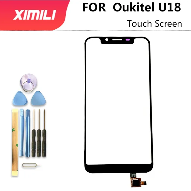 

5,85 дюймовый 100% Оригинальный сенсорный экран для Oukitel U18, сенсорная панель, замена стекла для Oukitel U18 + Инструменты + 3M